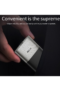 Внешний накопитель SSD Netac 500Gb Z9 <NT01Z9-500G-32BK> (USB3.2, up to 550/480MBs, 90х47.5х11.5mm, Aluminium+Plastic)