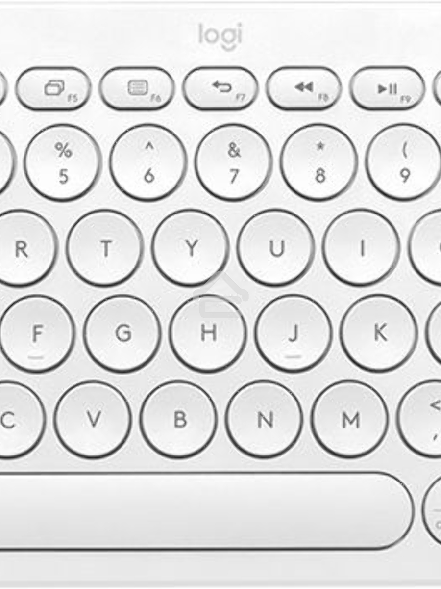 Клавиатура Logitech K380 беспроводная, Bluetooth, белый