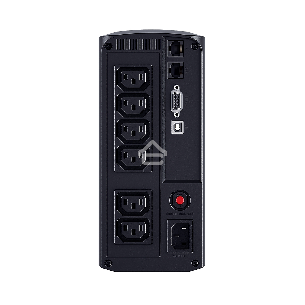 Источник бесперебойного питания UPS CyberPower VP1000EILCD Line-Interactive 1000VA/550W USB/RS-232/RJ11/45 (6 IEC С13)