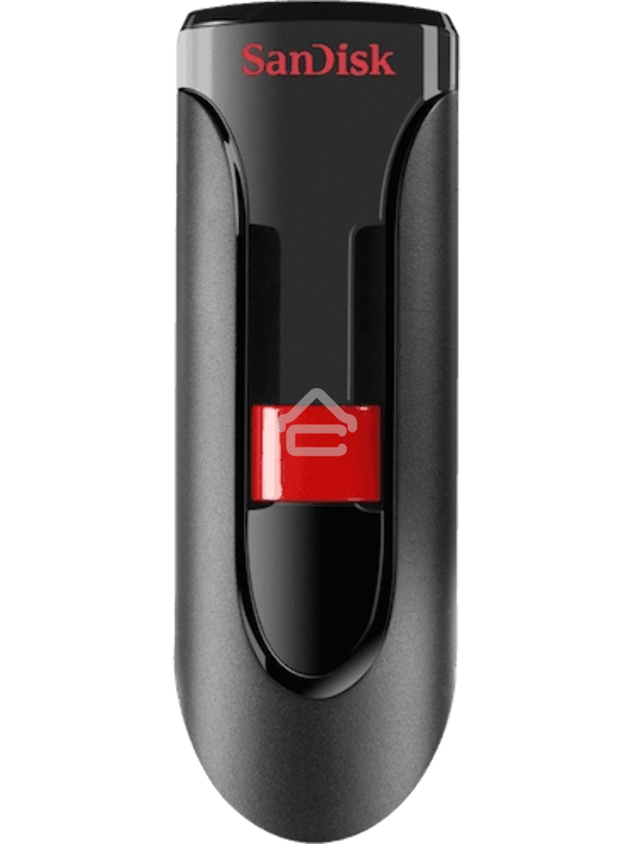 Флеш диск 256GB SanDisk CZ60 Cruzer Glide, USB 2.0, Black