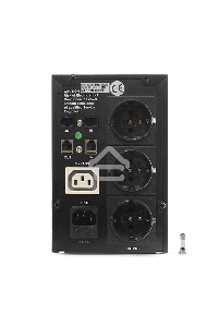 Источник бесперебойного питания CROWN ИБП CMU-SP800EURO {800VA, металл,1x12V/9AH, розетки 3*EURO+1*IEC bybas} CM000001492