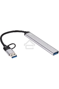 USB концентратор TypeC+adapter-->USB3.0+2USB2,0+SD+TF, VCOM