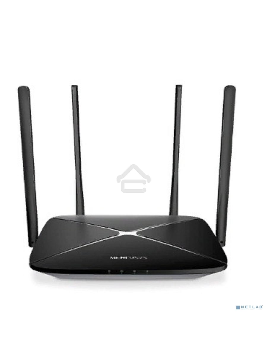 Двухдиапазонный Wi-Fi роутер Mercusys AC12G AC1200,до 867 Мбит/с на 5 ГГц + до 300 Мбит/с на 2,4 ГГц, 802.11ac/a/b/g/n