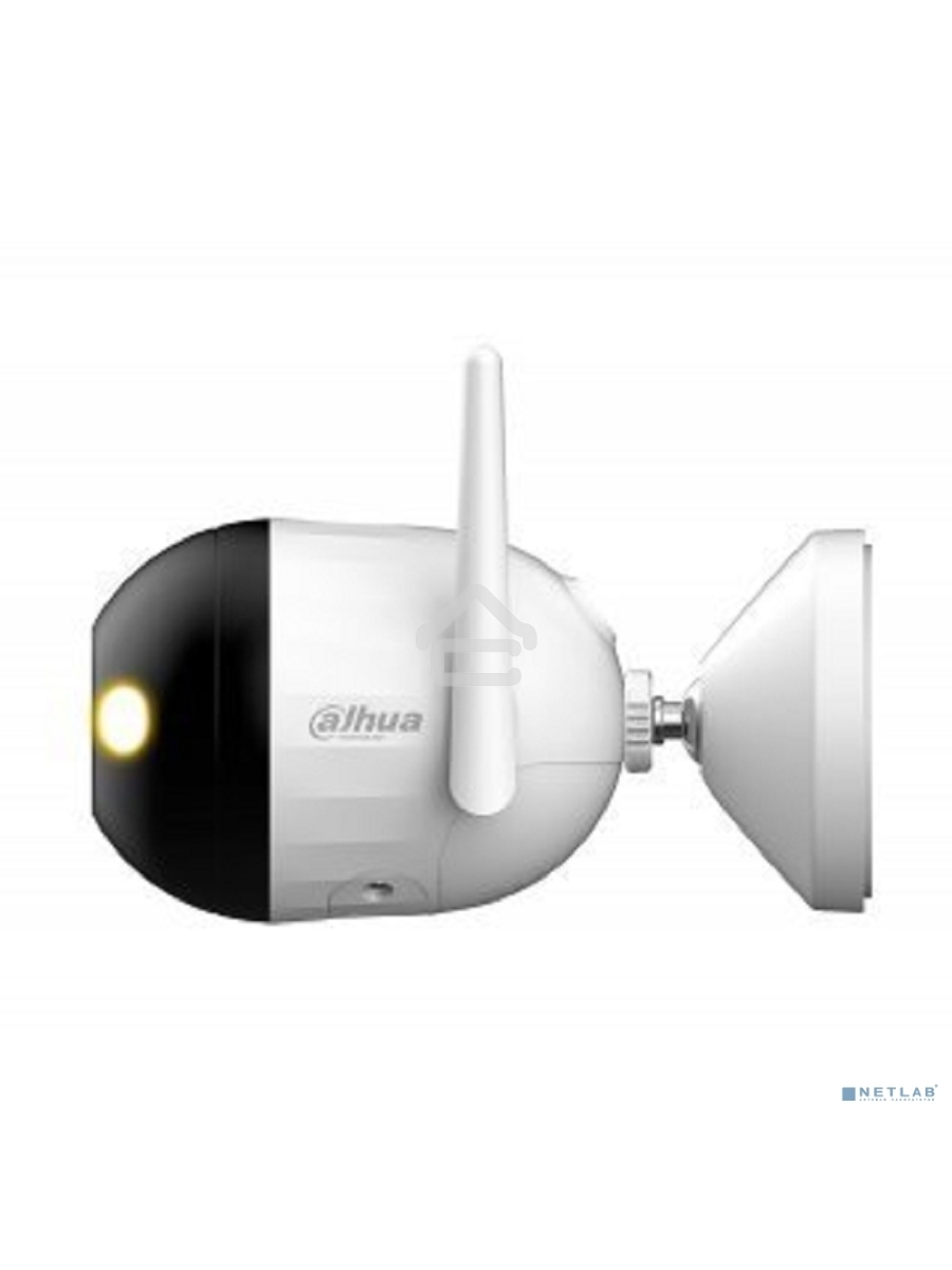 Уличная цилиндрическая IP-видеокамера DAHUA DH-IPC-F2CP-PV-0280B Smart Dual Light 2Мп, 1/3” CMOS, объектив 2.8мм, видеоаналитика, ИК 30м, LED 30м, микрофон, динамик, Wi-Fi 2.4ГГц, IP67, металл пластик