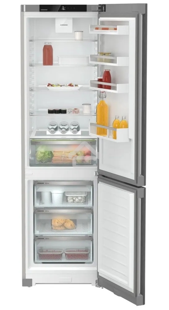 Холодильник Liebherr CNsfd 5703-22 001 Pure серебристый SteelFinish двухкамерный 266/94л морозилка снизу