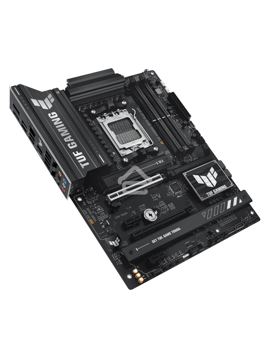 Материнская плата ASUS TUF GAMING B850-PLUS WIFI, Socket AM5, AMD B850, 4xDDR5, 4xSATA, 3xM.2, 1xPCIe 5.0 x16, 1xPCIe 4.0 x16, 2xPCIe 4.0 x1, 1xHDMI, 1xDP, 1x 2.5Gb LAN, Wi-Fi 7, 3xUSB-A 10Gbps, 4xUSB-A 5Gbps, 1xUSB-C 20Gbps, 2xUSB-A 2.0, 5x3.5 мм, 7.1, A