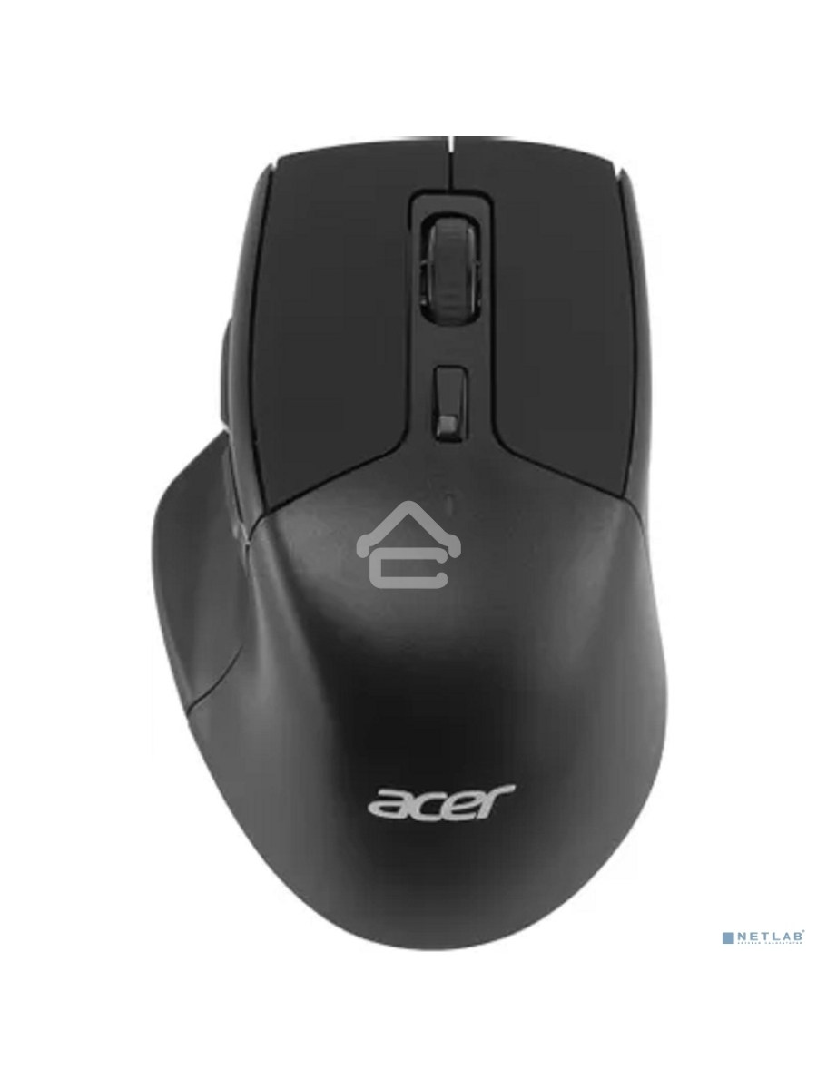 Мышь беспроводная Acer OMR170 черный, 1600 dpi, радиоканал, Bluetooth, USB, кнопки - 6