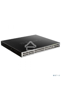 Управляемый L3 PoE-коммутатор D-Link DGS-3630-52PC/A2ASI PROJ стекируемый, 44x1000Base-T, 4x10GBase-X SFP+, 4xCombo 1000Base-T/SFP, ПО SI