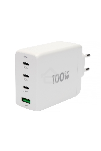 Зарядное устройство Cablexpert MP3A-PC-66 100Вт GaN, 5A, QC5.0/PD, 3xType-C, 1xUSB, белый, коробка