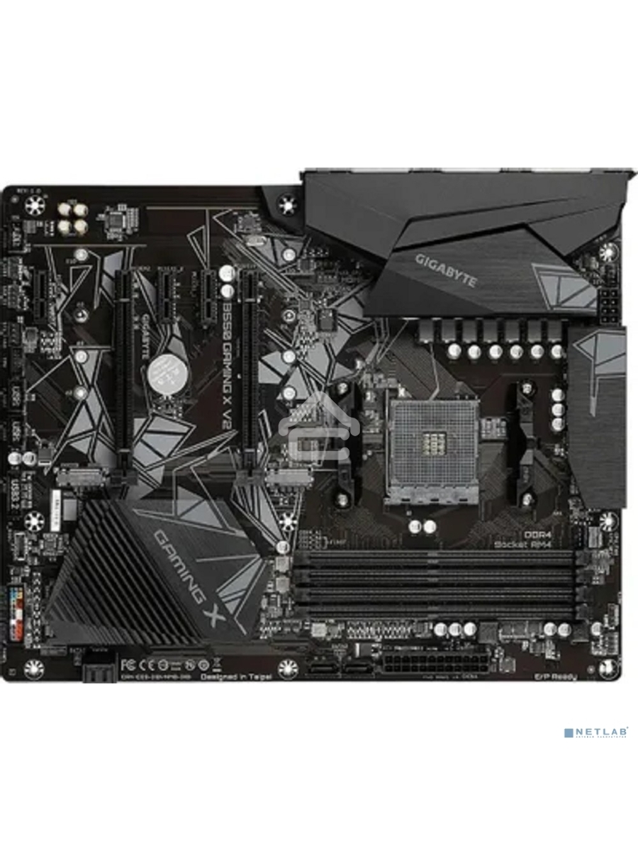 Материнская плата Gigabyte B550 GAMING X V2, AM4, AMD B550, 4xDDR4, 4xSATA, 2xM.2, 1xPCI-E 4.0 x16, 1xPCI-E 3.0 x2, 1xHDMI, 1xDVI-D, 1x 1Gb LAN, 1xUSB 3.2 Gen 2, 3xUSB 3.2 Gen 1, 2xUSB 2.0, 3x3.5 мм, 7.1, Standard-ATX