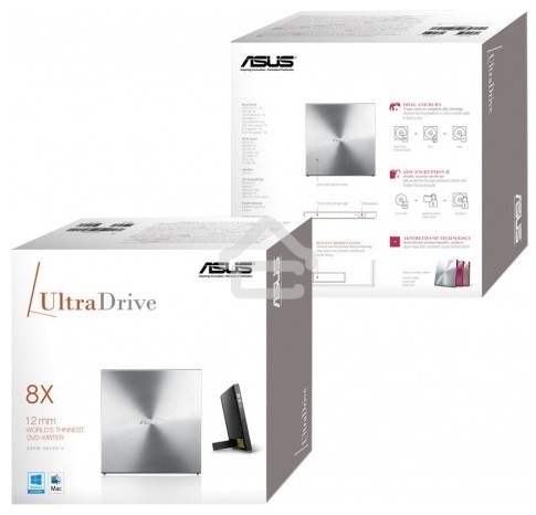 Оптический внеш. привод ASUS SDRW-08U5S-U/SIL/G/AS/, dvd-rw, external