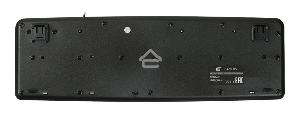 Клавиатура проводная Oklick 90MV2, USB, черный