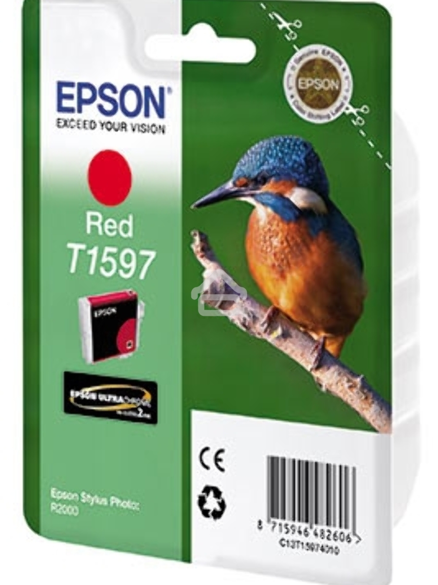 Картридж струйный Epson C13T15974010 красный для Epson St Ph R2000
