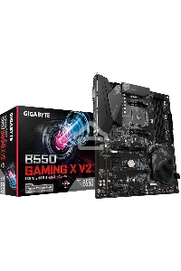 Материнская плата Gigabyte B550 GAMING X V2, AM4, AMD B550, 4xDDR4, 4xSATA, 2xM.2, 1xPCI-E 4.0 x16, 1xPCI-E 3.0 x2, 1xHDMI, 1xDVI-D, 1x 1Gb LAN, 1xUSB 3.2 Gen 2, 3xUSB 3.2 Gen 1, 2xUSB 2.0, 3x3.5 мм, 7.1, Standard-ATX