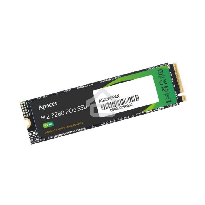 Накопитель SSD Apacer 1Tb, M.2 2280 AS2280P4X, PCIe 3.0 x4, NVMe, R/W 2100/1700