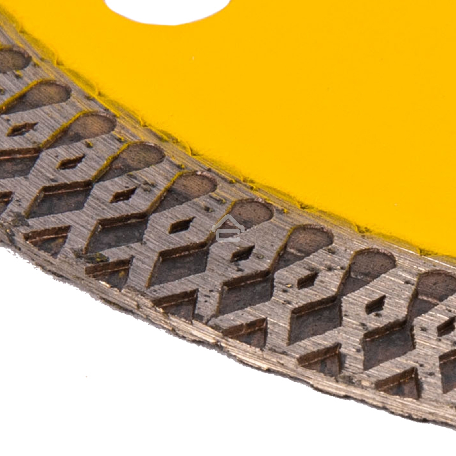 Диск алмазный отрезной Denzel 115 х 22,2мм, сплошной, супертонкий, горячий пресс, сухой/мокрый рез