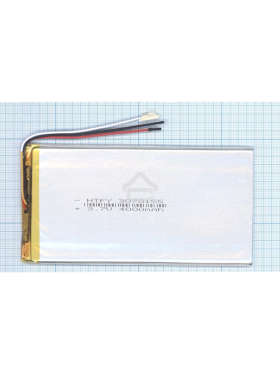Аккумулятор Li-Pol (батарея) 3*70*155мм 3pin 3.7V/4000mAh