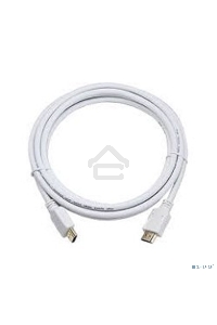 Кабель Cablexpert HDMI CC-HDMI4-W-10, 19M/19M, v2.0, медь, позол.разъемы, экран, 3 м, белый, пакет