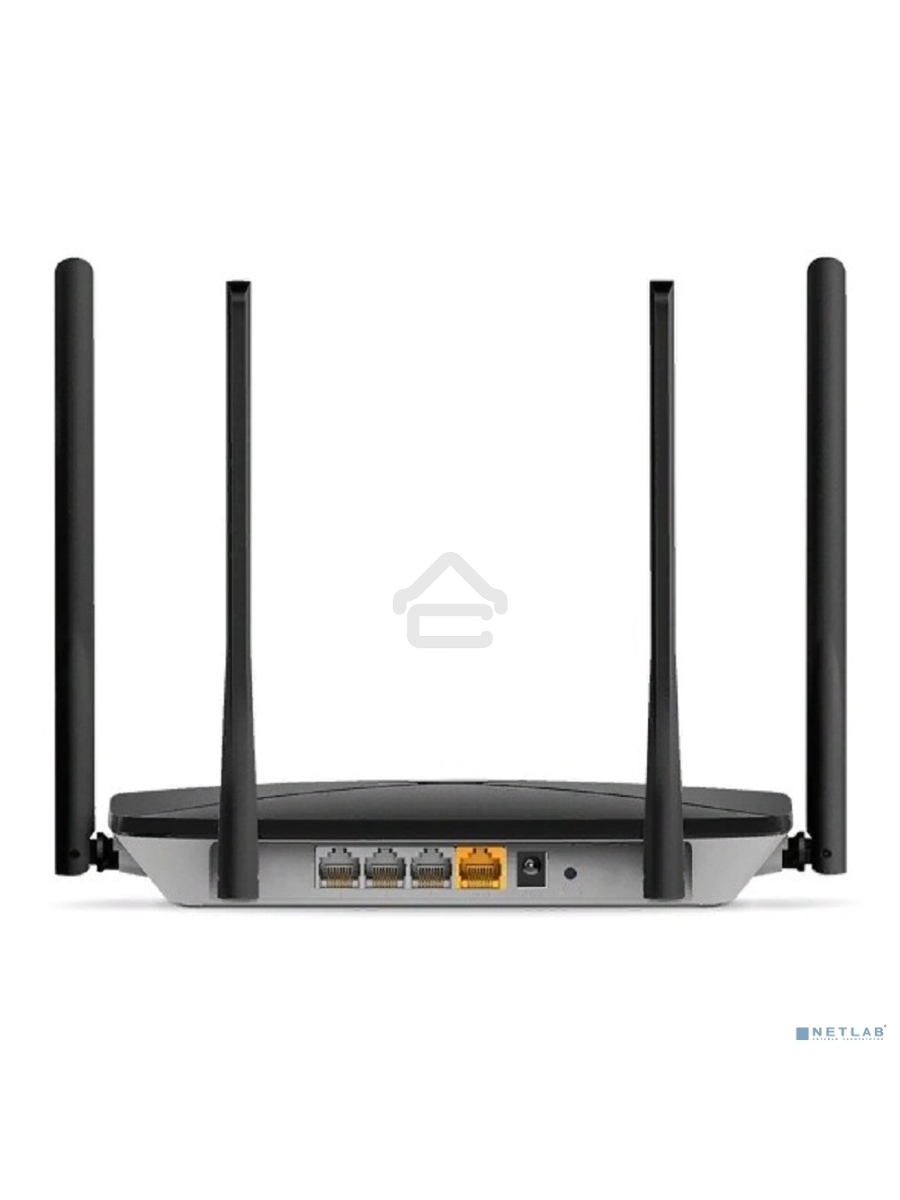 Двухдиапазонный Wi-Fi роутер Mercusys AC12G AC1200,до 867 Мбит/с на 5 ГГц + до 300 Мбит/с на 2,4 ГГц, 802.11ac/a/b/g/n