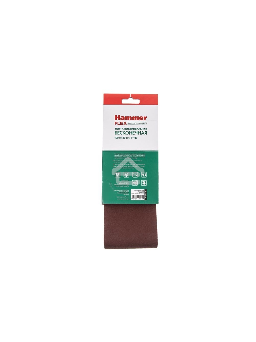 Лента шлиф. Hammer Flex 212-016(R)100 Х 610 Р 100по 3 шт.