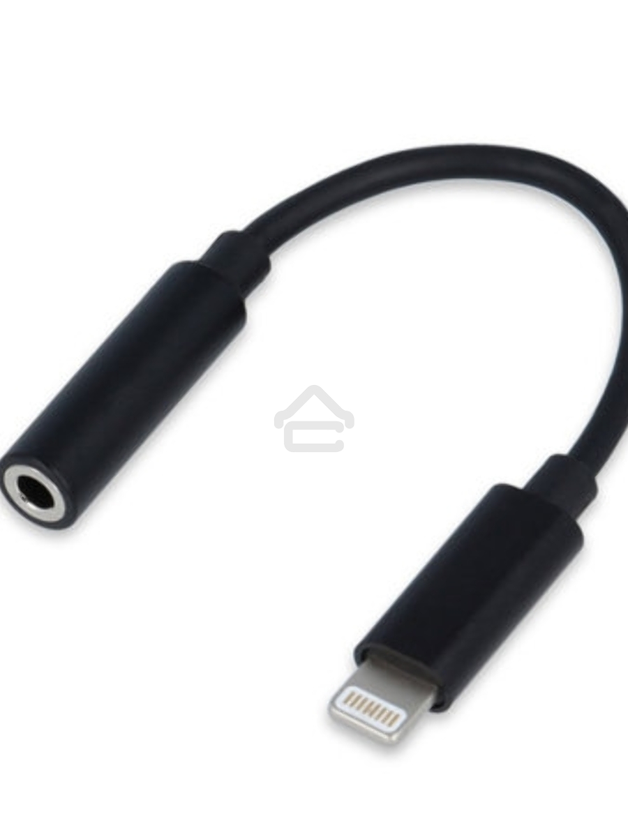 Переходник USB Cablexpert CCA-LM3.5F-01, Lightning/Jack3.5F, черный