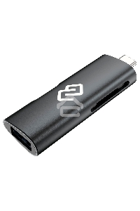 Устройство чтения карт памяти USB 2.0/Type C Digma CR-СU2522-G серый