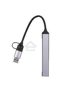 USB концентратор TypeC+adapter-->USB3.0+2USB2,0+SD+TF, VCOM