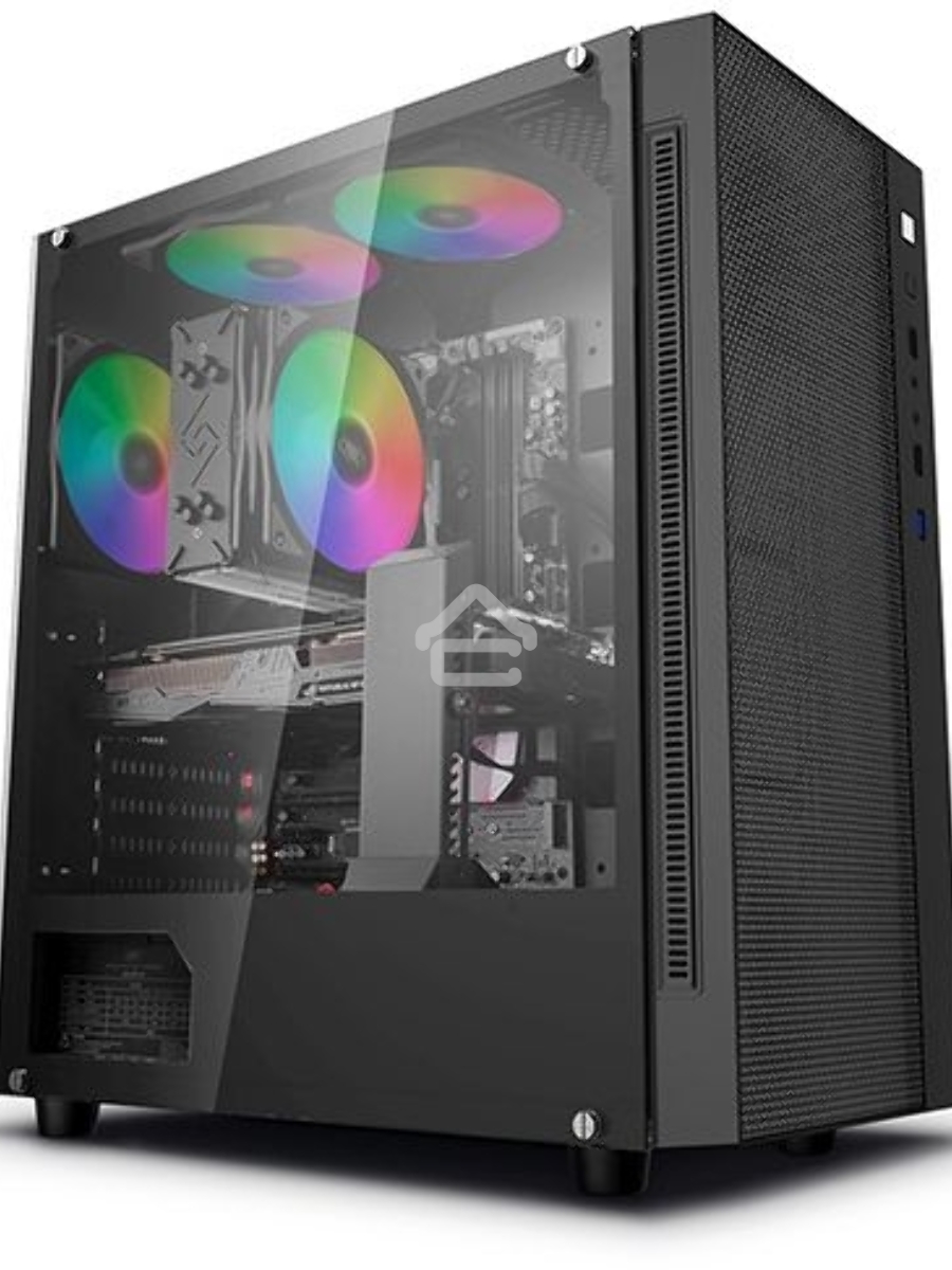 Корпус Deepcool MATREXX 55 MESH без БП, большое боковое окно, черный, ATX