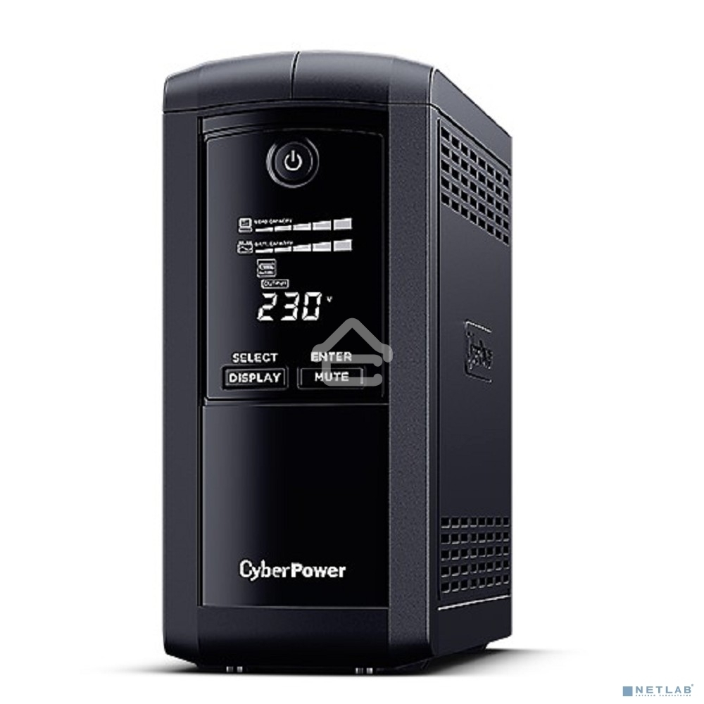 Источник бесперебойного питания UPS CyberPower VP700EILCD Line-Interactive 700VA/390W USB/RS-232/RJ11/45 (6 IEC С13)