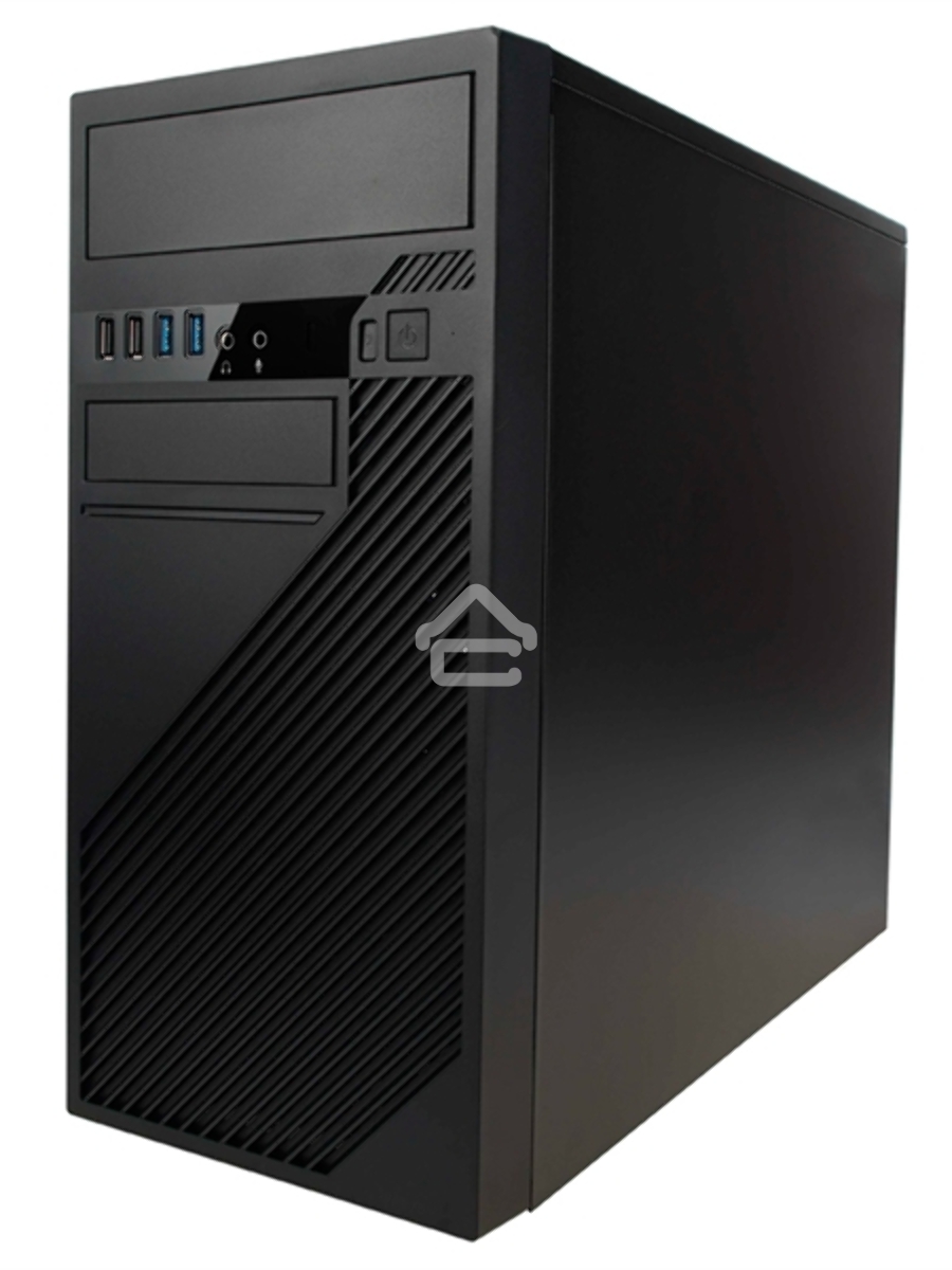 Компьютерный корпус MiniTower InWin EFS712BL PM-600ATX   U3*2+U2*2+A(HD)+ front fan holder + Screwless  [6196804]