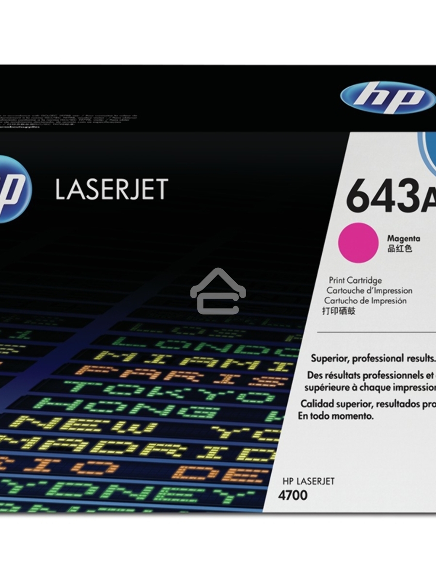 Картридж лазерный HP Q5953A пурпурный для Color LaserJet 4700 10000стр.