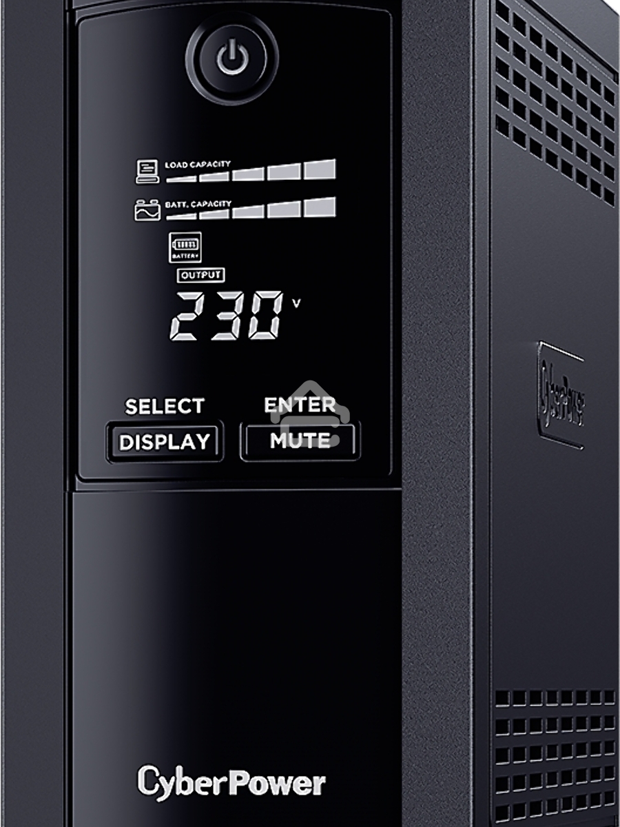 Источник бесперебойного питания UPS CyberPower VP700EILCD Line-Interactive 700VA/390W USB/RS-232/RJ11/45  (6 IEC С13)