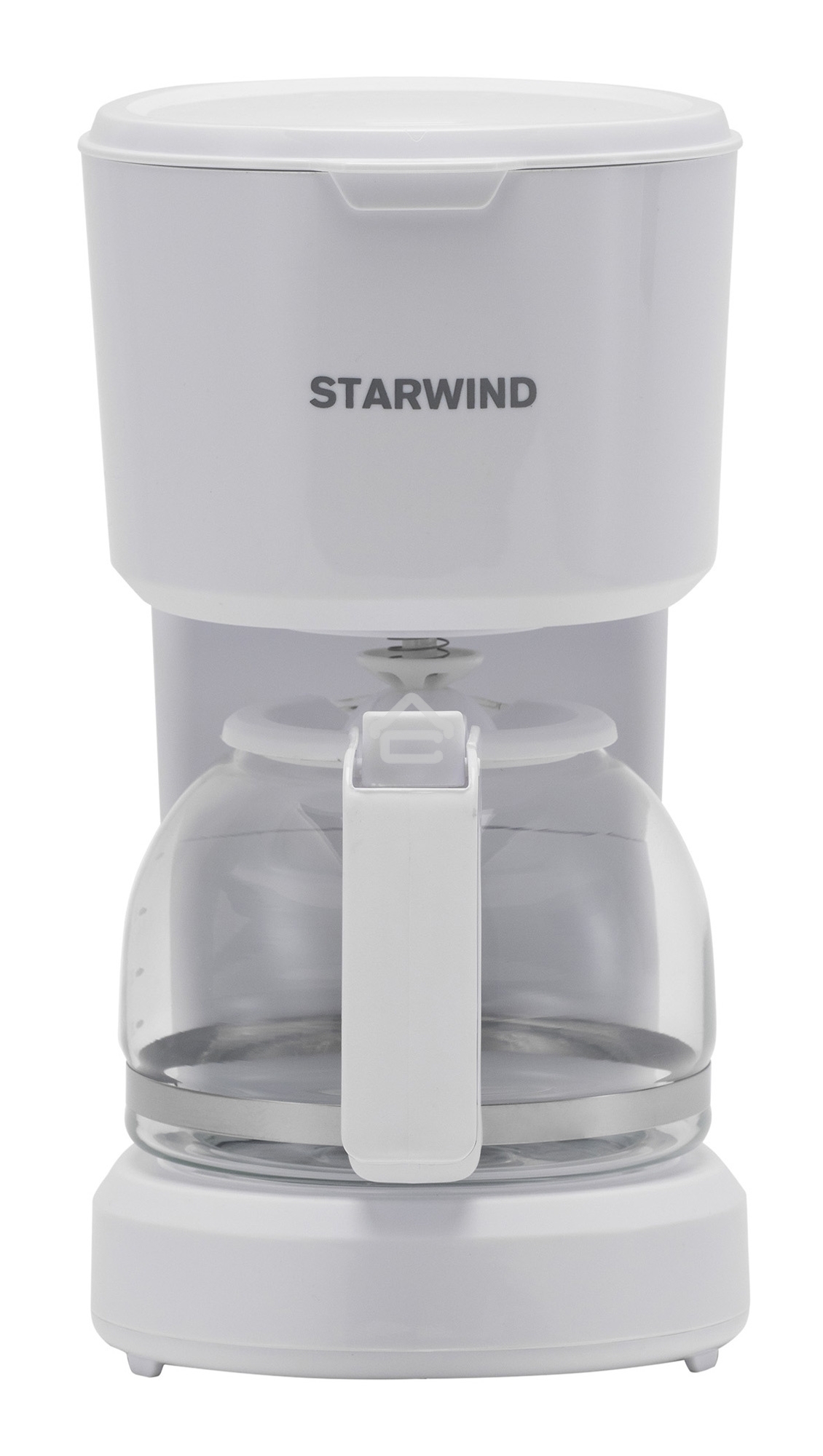 Кофеварка капельная Starwind STD0611 белый, исп. кофе - молотый, 0.6 л, 600 Вт.
