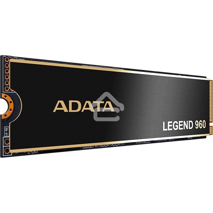 Накопитель SSD ADATA LEGEND 960, 2Tb, PCIe 4.0 x4, M.2 2280, NVMe, R/W 7400/6800, с радиатором