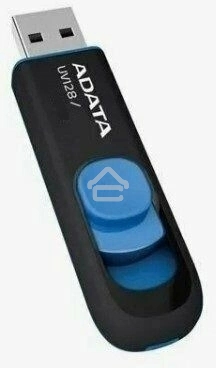 Флешка USB ADATA UV128 (AUV128-512G-RBE), 512Gb, USB 3.2 Gen1, R/W 100/30, черный/синий