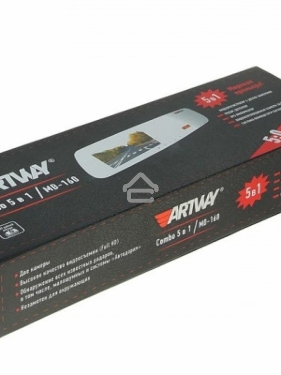 Видеорегистратор Artway MD-160 5 в 1 черный