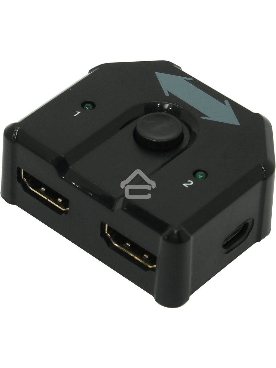 ПереключательGreenconnect HDMI 2.0, 2 к 1 Bi-Direction Switch серия Greenline