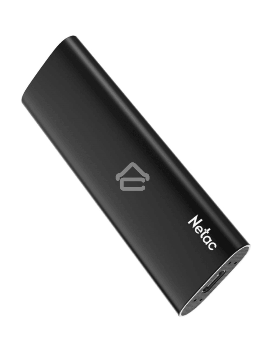 Внешний накопитель SSD Netac 500Gb Z SLIM <NT01ZSLIM-500G-32BK> (USB3.2, up to 520/480MBs, 100х29.5х9mm, Black)