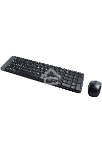 Клавиатура + мышь Logitech MK220 клав:черный мышь:черный USB беспроводная