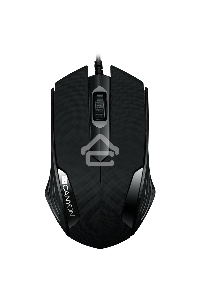 Мышь проводная Canyon CM-02 черный, 1000 dpi, USB, кнопки - 3