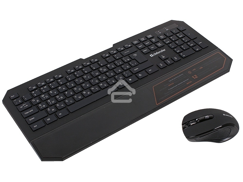 Клавиатура + мышь Defender Berkeley C-925 Nano B черный