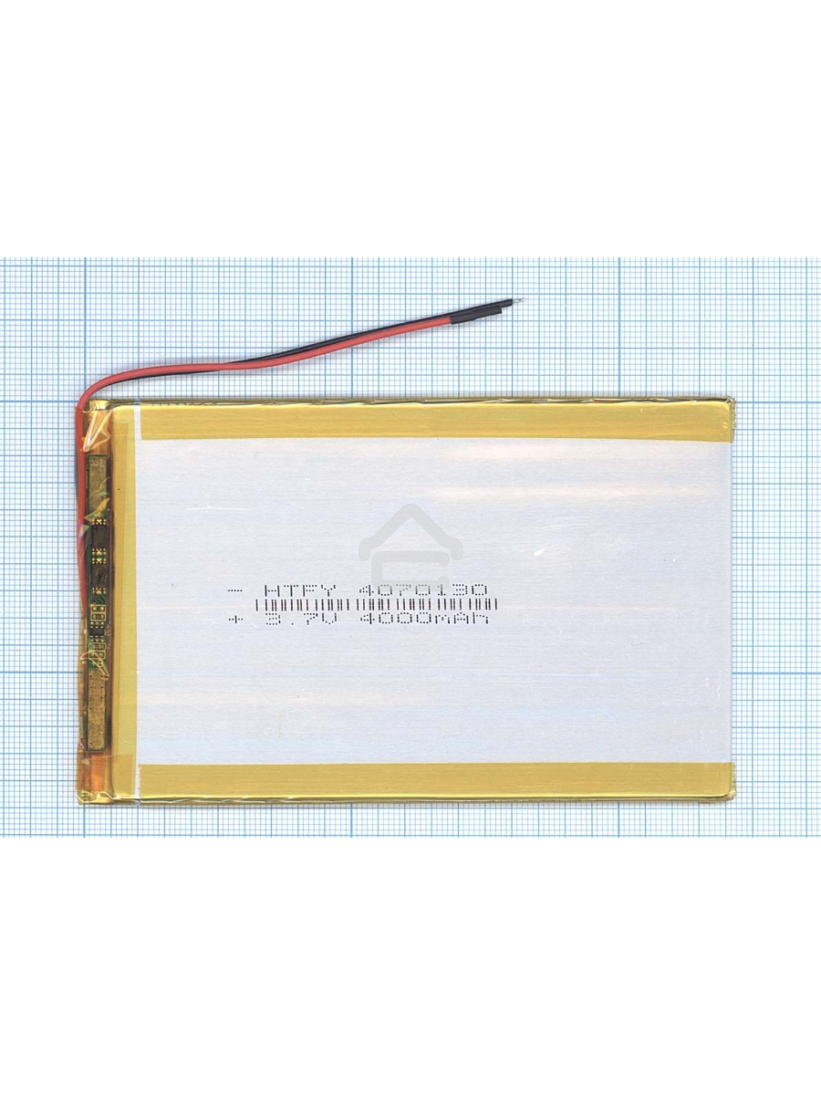 Аккумулятор Li-Pol (батарея) 4*70*130мм 2pin 3.7V/4000mAh