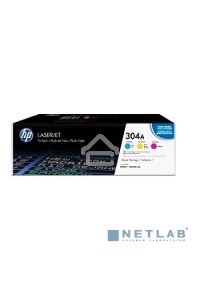 Картридж лазерный комплект HP CF372AM голубой/пурпурный/желтый для Color Laser Jet CP2025, CM2320mfp (3 х 2800)