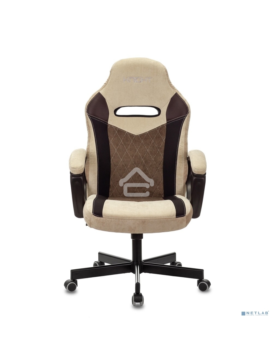 Кресло игровое Бюрократ VIKING 6 KNIGHT BR FABRIC коричневый, крестовина металл/пластик