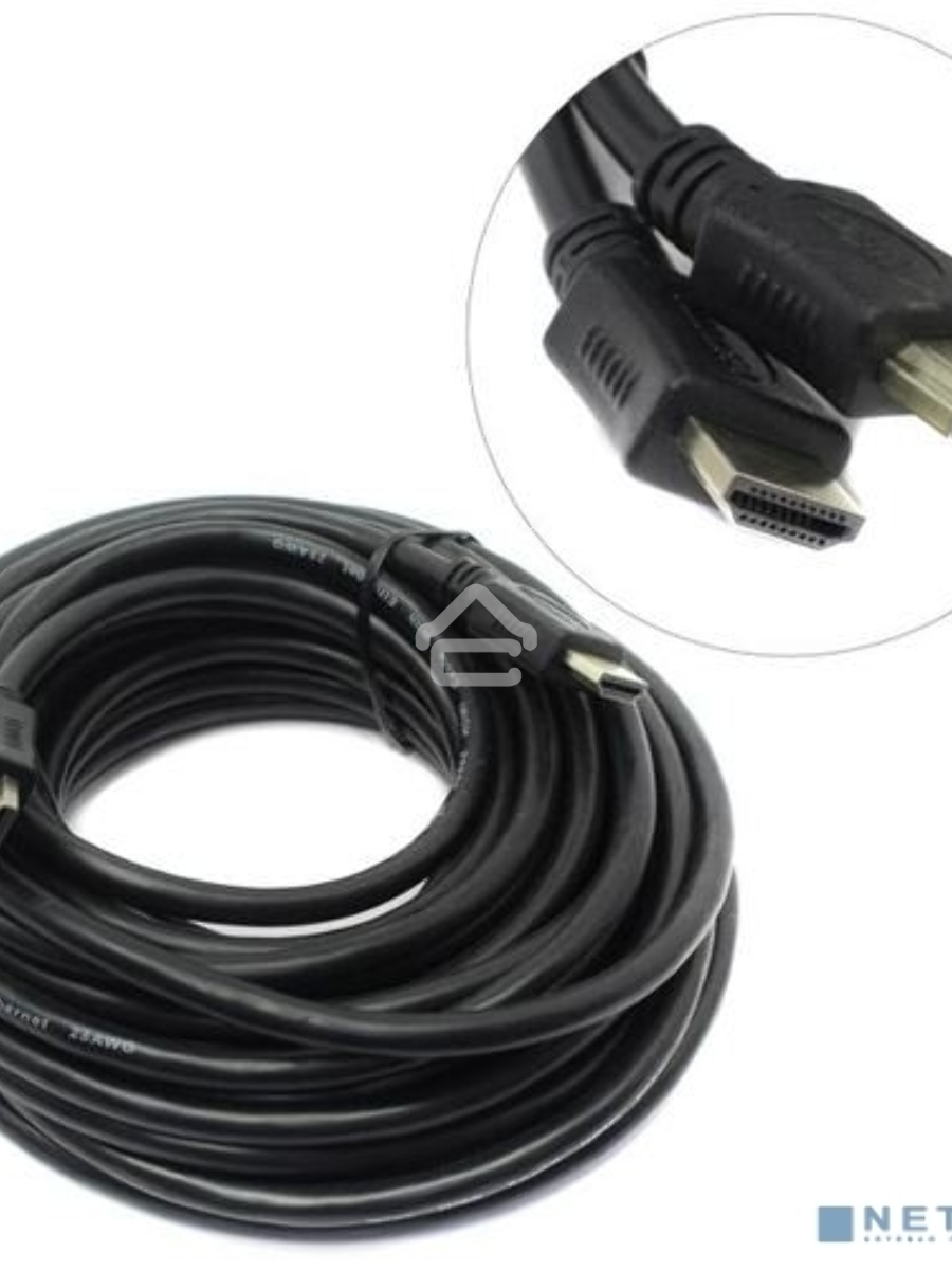 Кабель HDMI C-HM-HM-10M Wize, 10 м, v.2.0, 19M/19M, позол.разъемы, экран, черный, пакет
