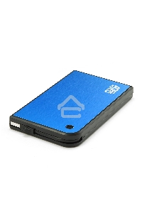 Внешний корпус для HDD/SSD AgeStar 3UB2A14 SATA II пластик/алюминий синий 2.5