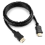 Кабель Cablexpert HDMI CC-HDMI4L-6, 19M/19M, v2.0, серия Light, позол.разъемы, экран, 1.8м, черный, пакет