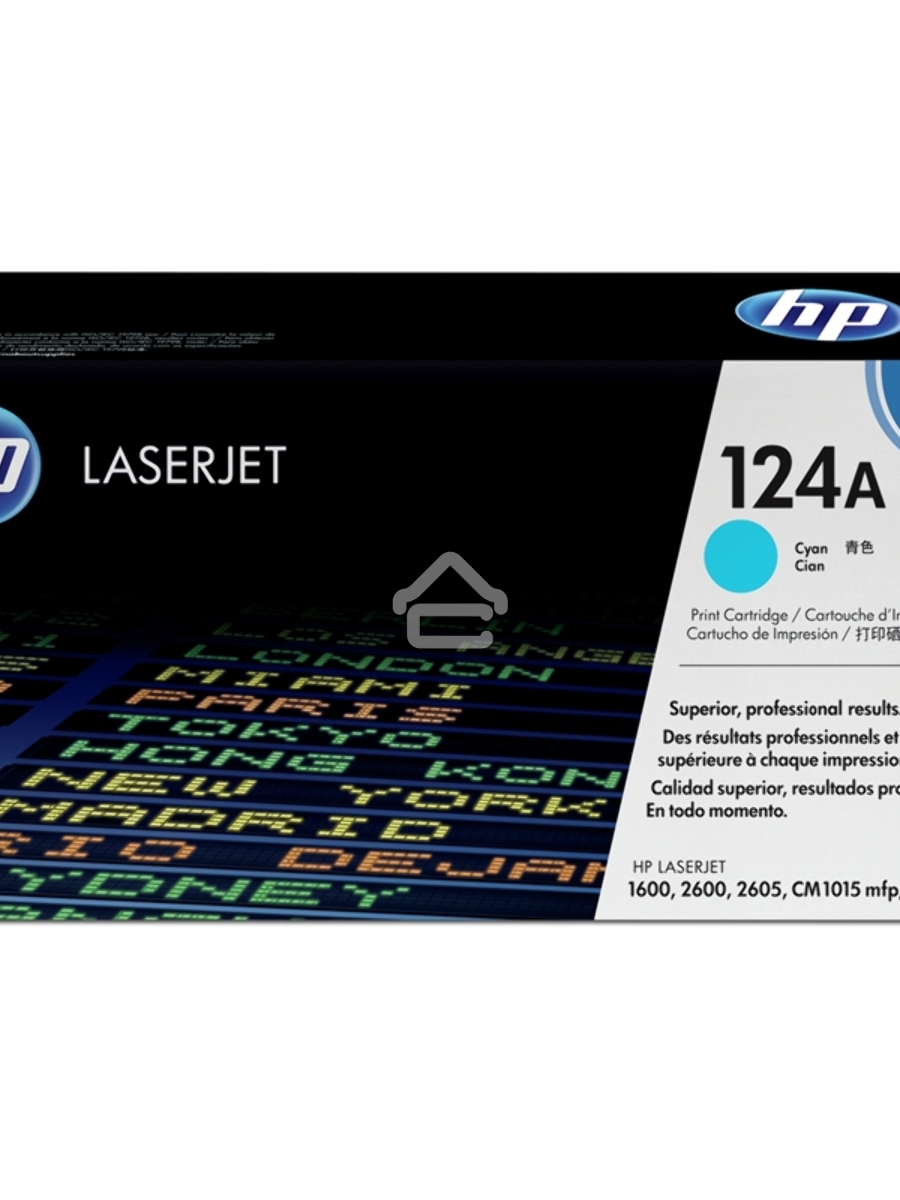 Картридж лазерный HP Q6001A голубой для Color LaserJet 2600 2000стр.