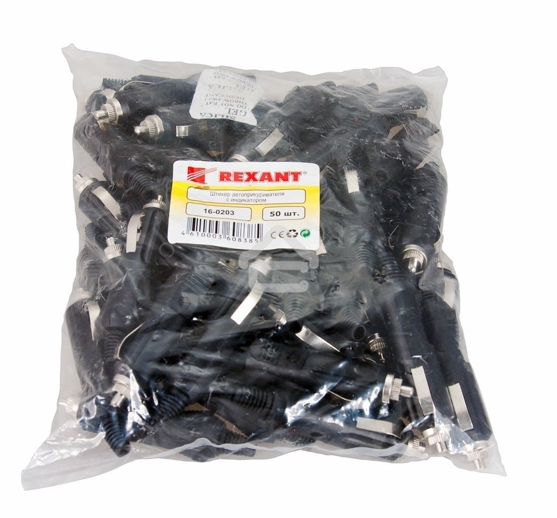 Штекер автоприкуривателя с индикатором Rexant