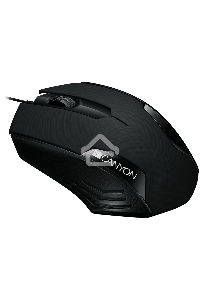 Мышь проводная Canyon CM-02 черный, 1000 dpi, USB, кнопки - 3